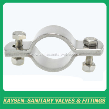 Sanitary pipe holder round